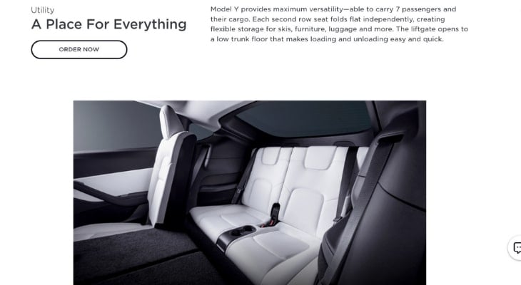 Tesla Model Y 7 Seater Third Row Seats Can Be Comfortable Even For Adu