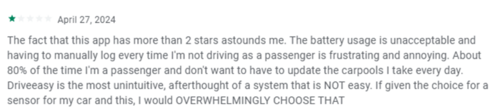 GEICO DriveEasy 1-star review