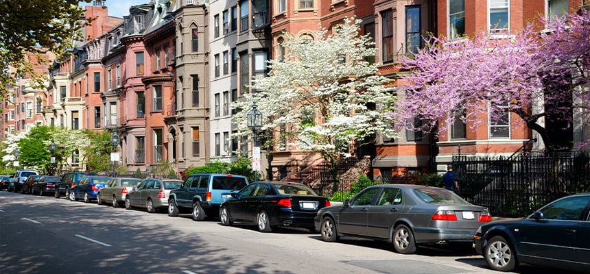 Boston street view during daytime