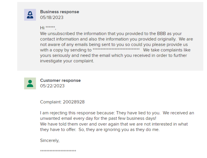 BBB complaint about Otto insurance